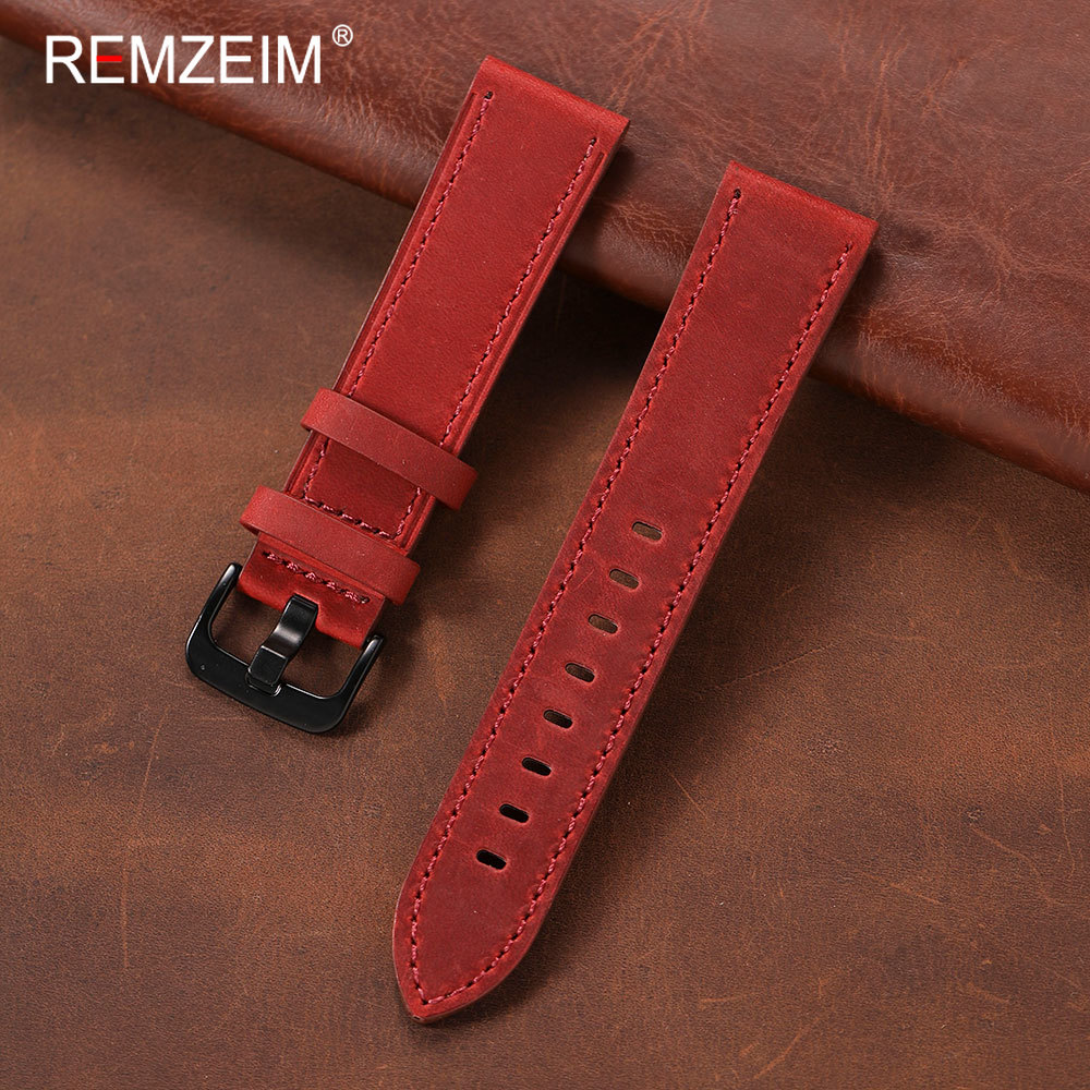 Suede Strap Watch - Tali Jam Tangan Kulit Crazy Horse