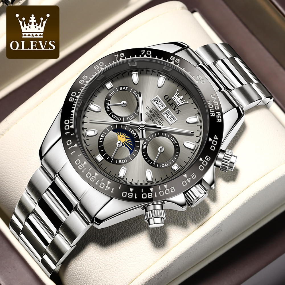 Omega Watch Seamaster - OLEVS jam tangan mekanis otomatis, arloji
