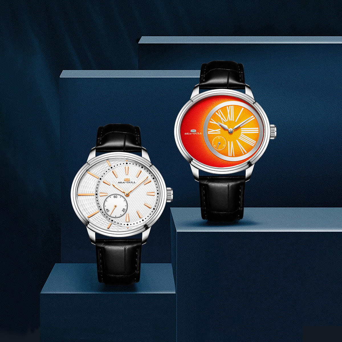 Seiko Watch Presage - Jam Tangan Mekanis Otomatis Pria Seagull