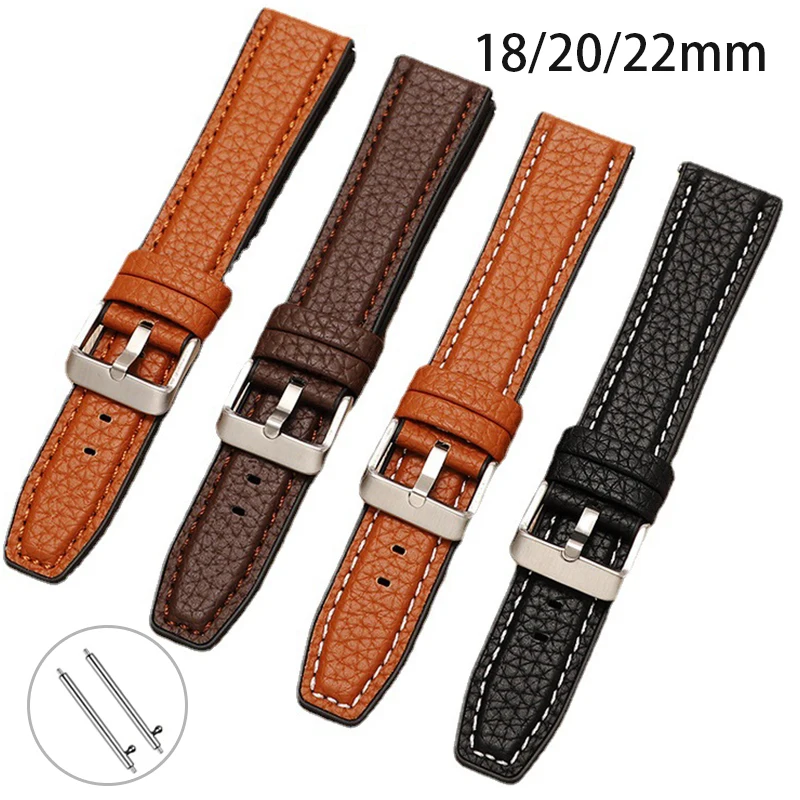Suede Strap Watch - Tali pergelangan tangan kulit antiair untuk
