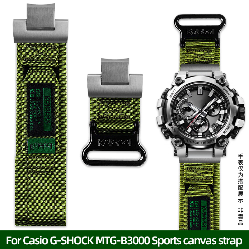 Canvas Strap Watch - Untuk Casio G-SHOCK MTG-B3000 Tali Kanvas