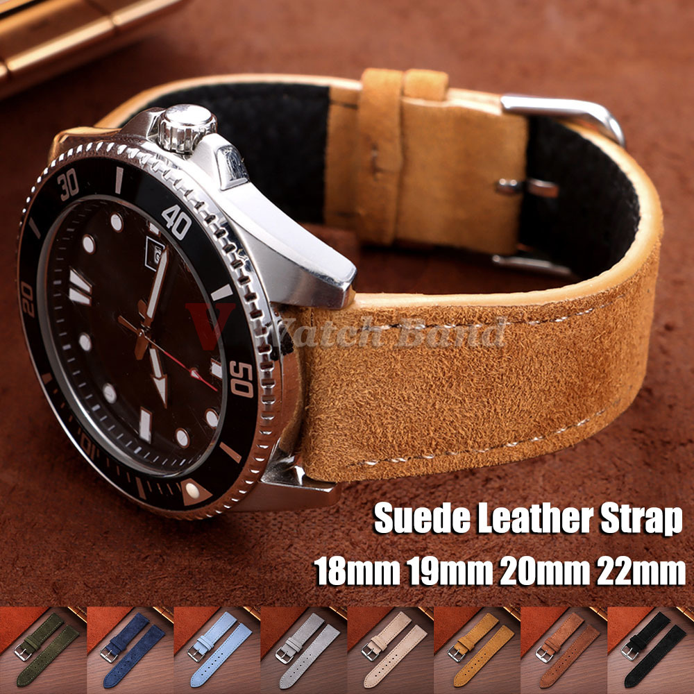 Tali Jam Tangan Kulit Suede 18 - Suede Strap Watch ulasan dan harga