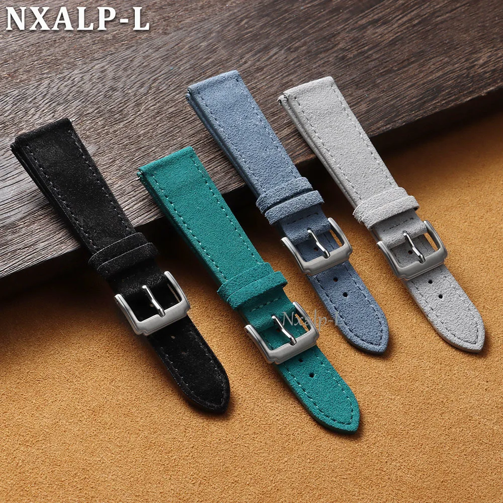 Tali Jam Tangan Kulit Sapi Sue - Suede Strap Watch ulasan dan harga