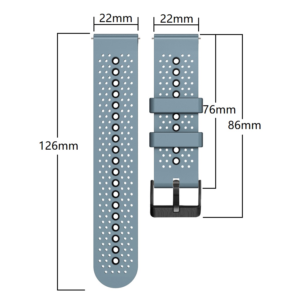 Gelang silikon 22mm untuk CORO - Silicone Watch Band 22Mm ulasan dan harga