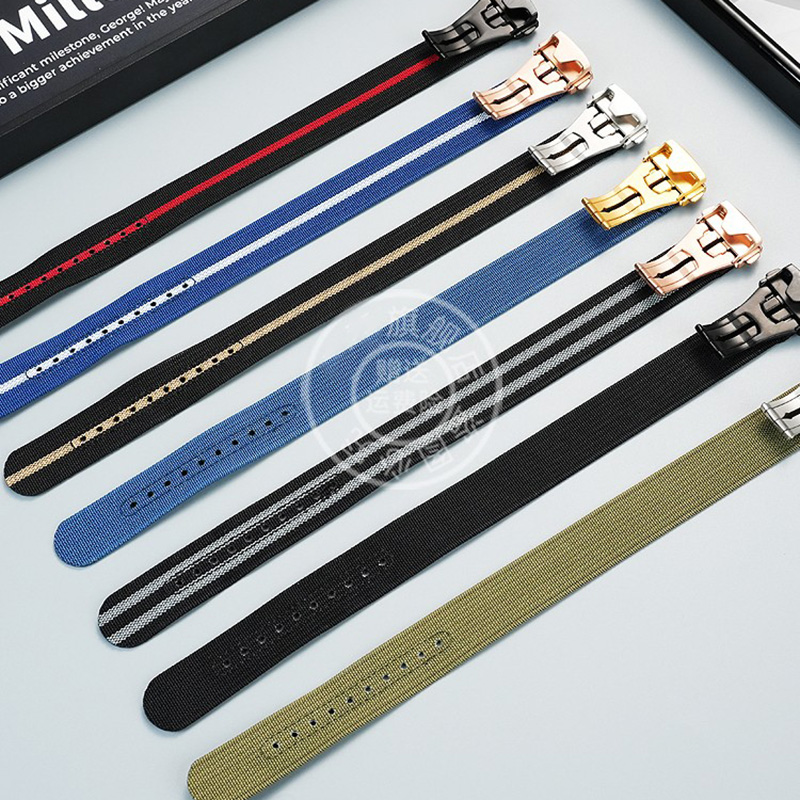 Tali Jam Tangan Kanvas Terinte - Nato Strap Nylon ulasan dan harga