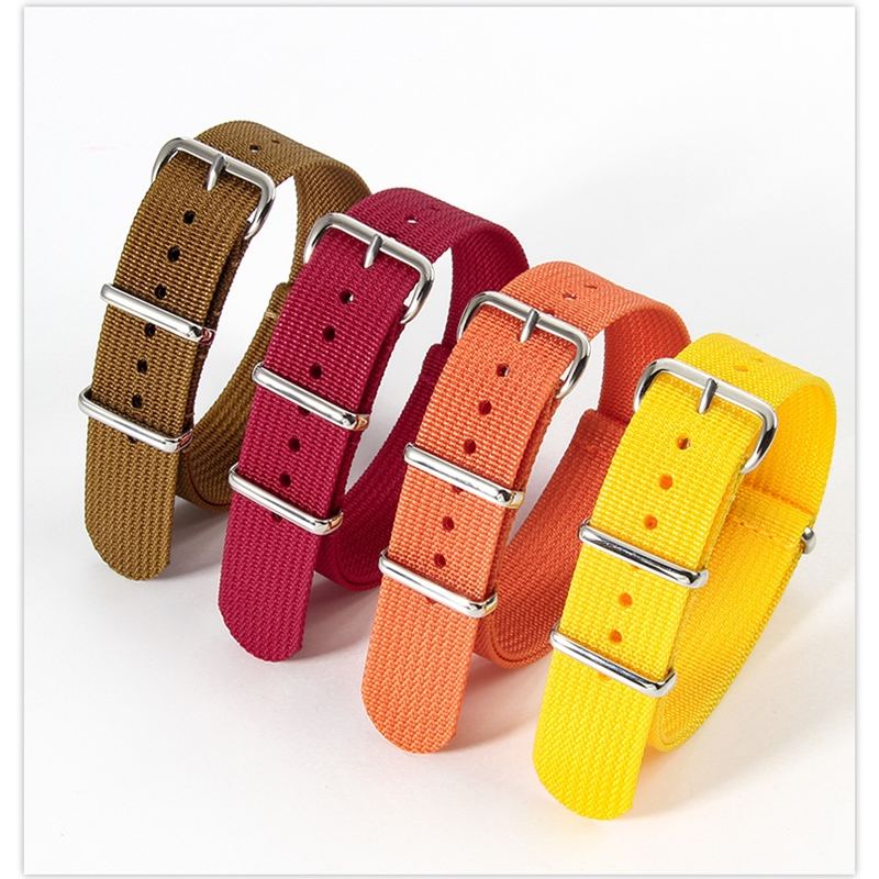 18 20 22Mm untuk Seiko Samsung - Nato Strap Nylon ulasan dan harga