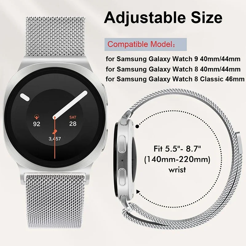 Tali Logam Milanese Untuk Sams - Milanese Loop Magnetic ulasan dan harga