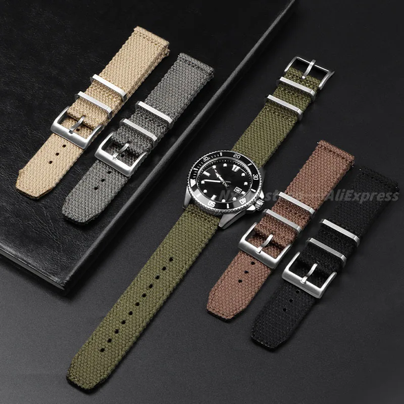 Jam tangan pria katun nilon 20 - Nato Strap Nylon ulasan dan harga