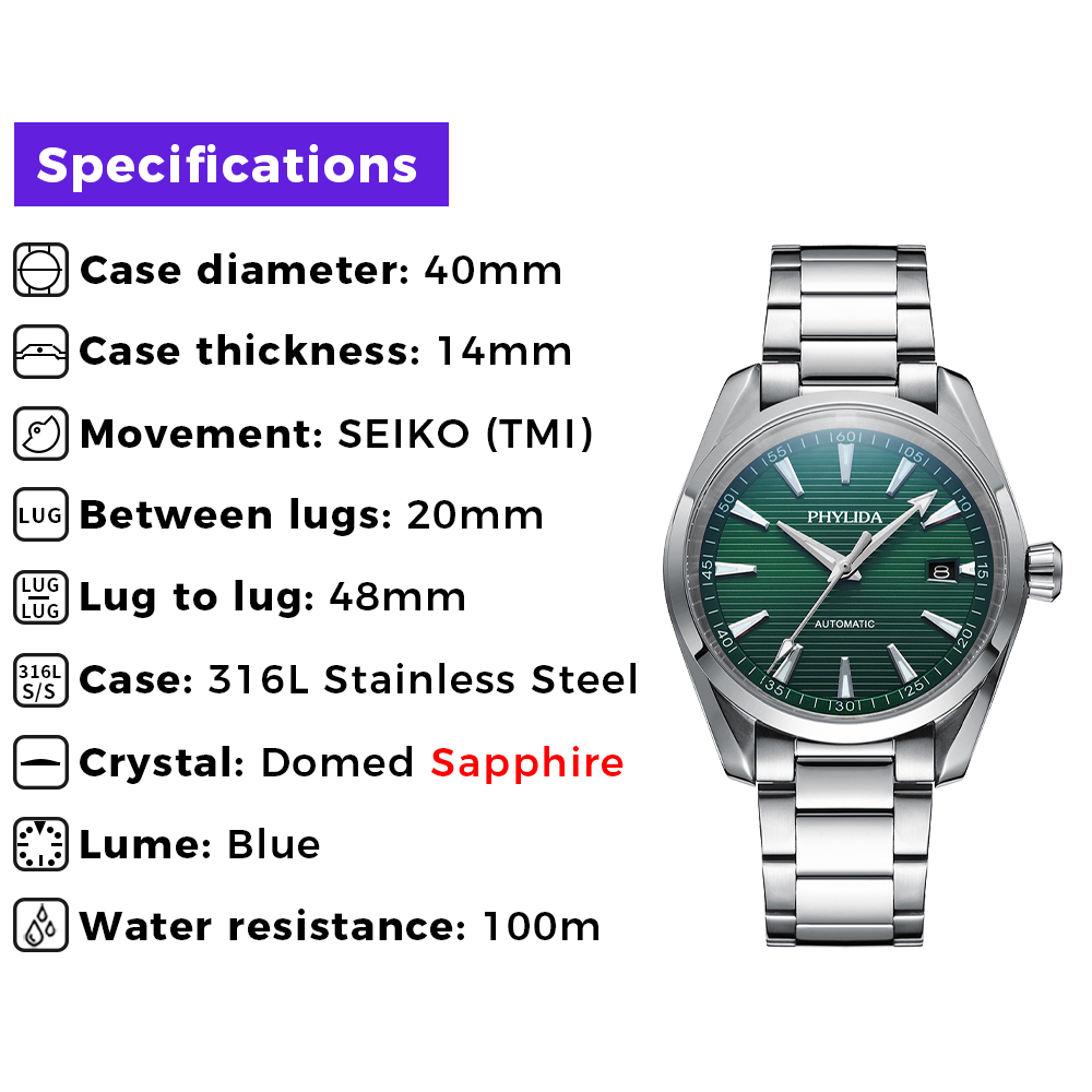 PHYLIDA Jam Tangan Otomatis Aq - Seiko Watch Presage ulasan dan harga