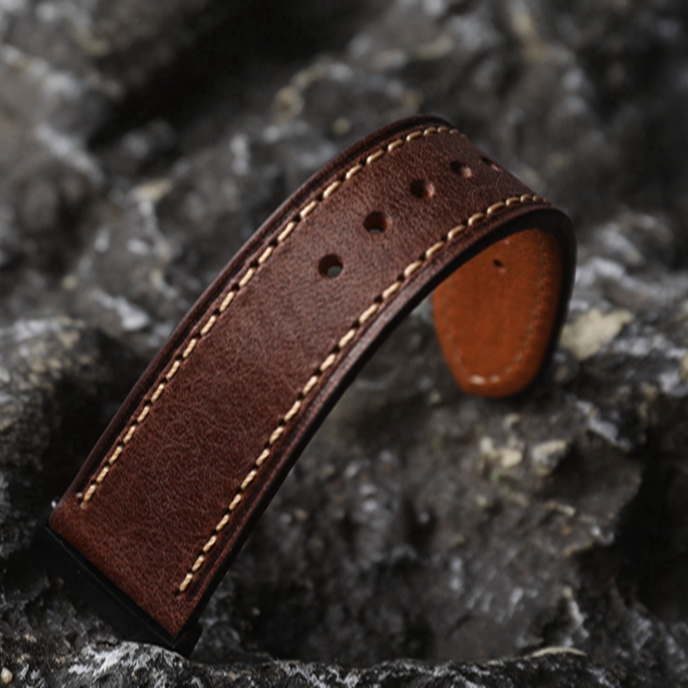 Tali kulit sapi lapisan kepala - Nato Strap Nylon ulasan dan harga